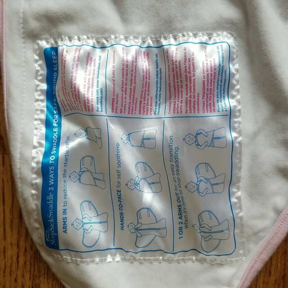 (S) Halo Baby Lightweight Sleep Sack 3 Ways to Swaddle 100% Cotton Pastel Kawaii - Picture 4 of 11